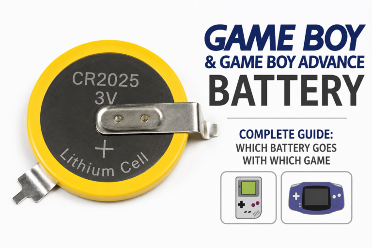 Game Boy Cartridge Battery Chart