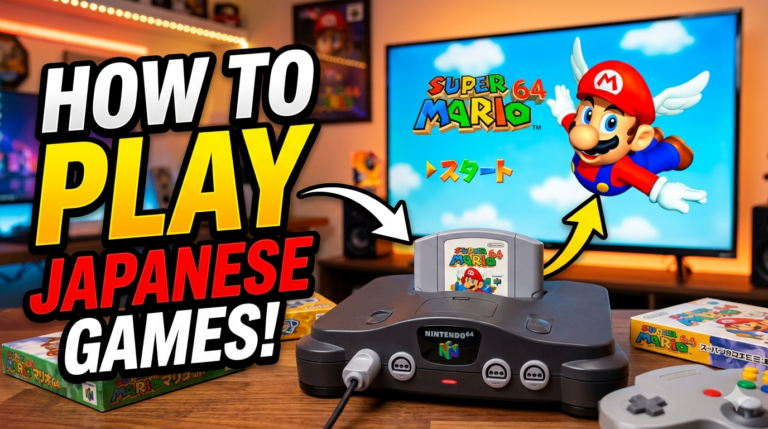How to Play Japanese N64 Games on a North American N64